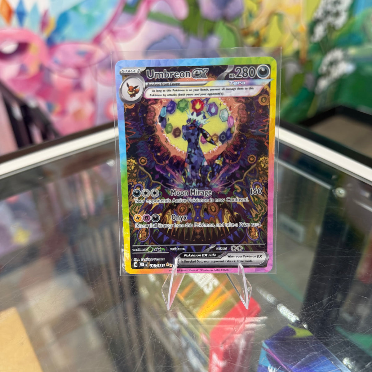 Pokémon Umbreon GX Prismatic Evolutions 161/131