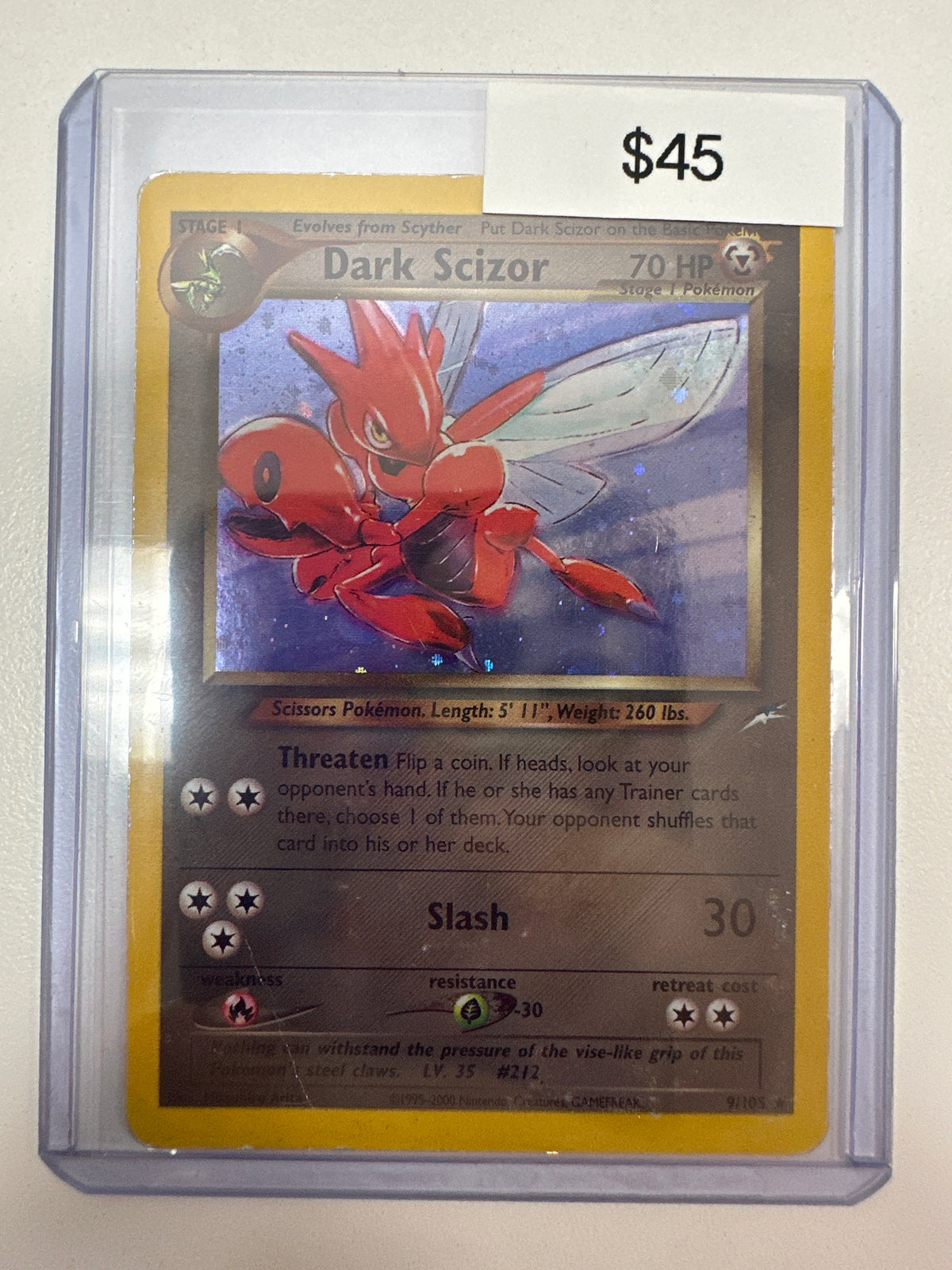 Pokemon Dark Scizor 9/105