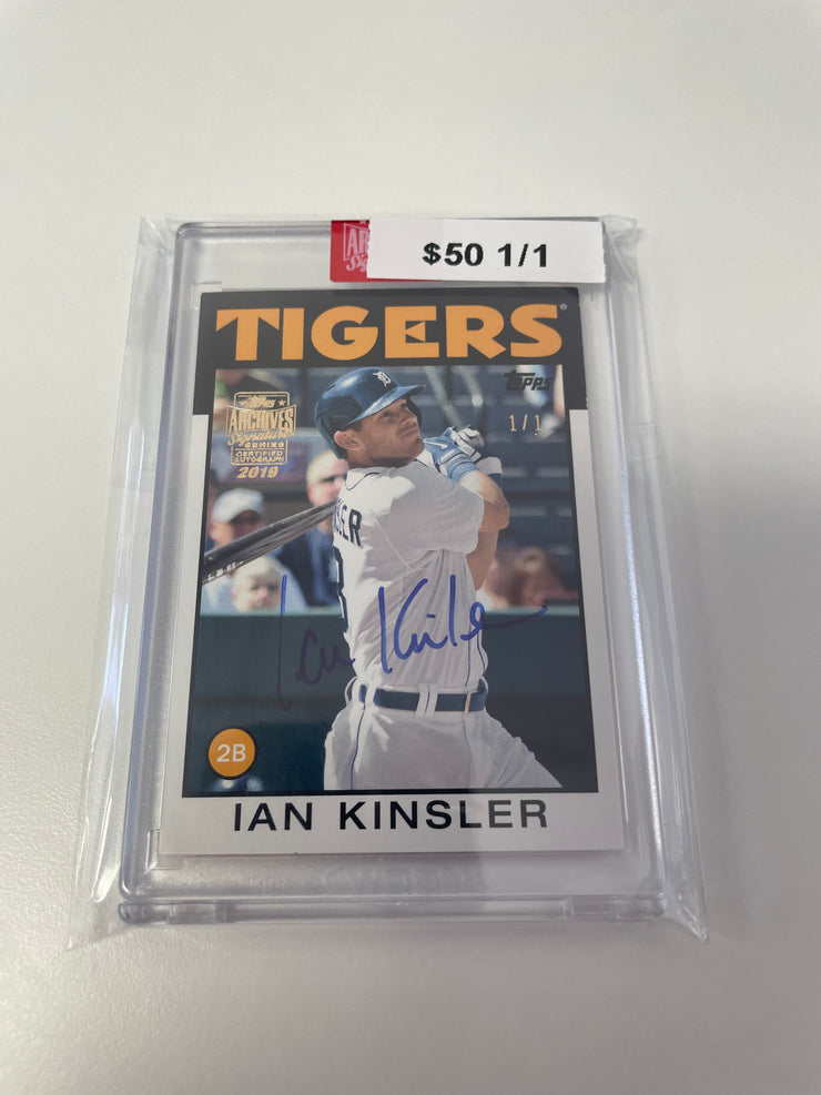 2019 Topps Archives Ian Kinsler Auto 1/1 