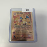 Pokemon Charizard Gold Metal Promo #4/102