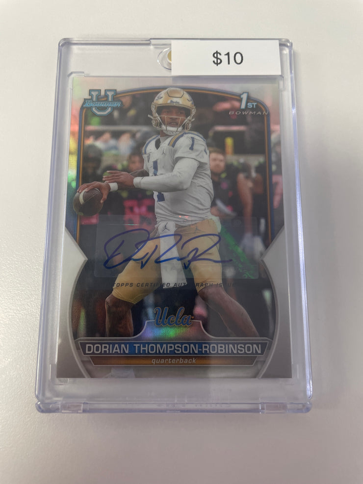 2022 Bowman Chrome Dorian Thompson-Robinson Refractor Rookie Auto /499 