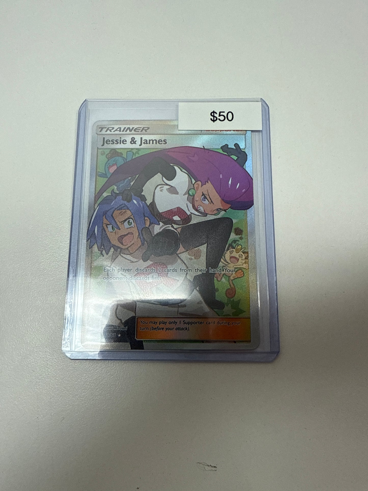 Pokémon Hideen Fates Jessie & James 68/68