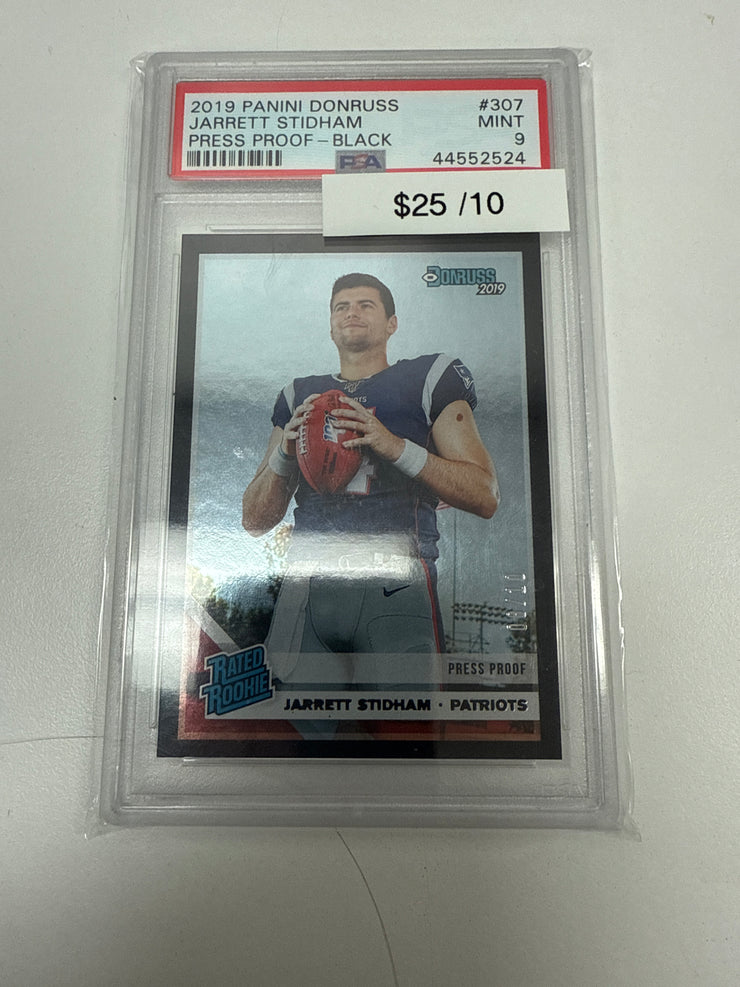 2019 Donruss Jarrett Stidham Black /10 