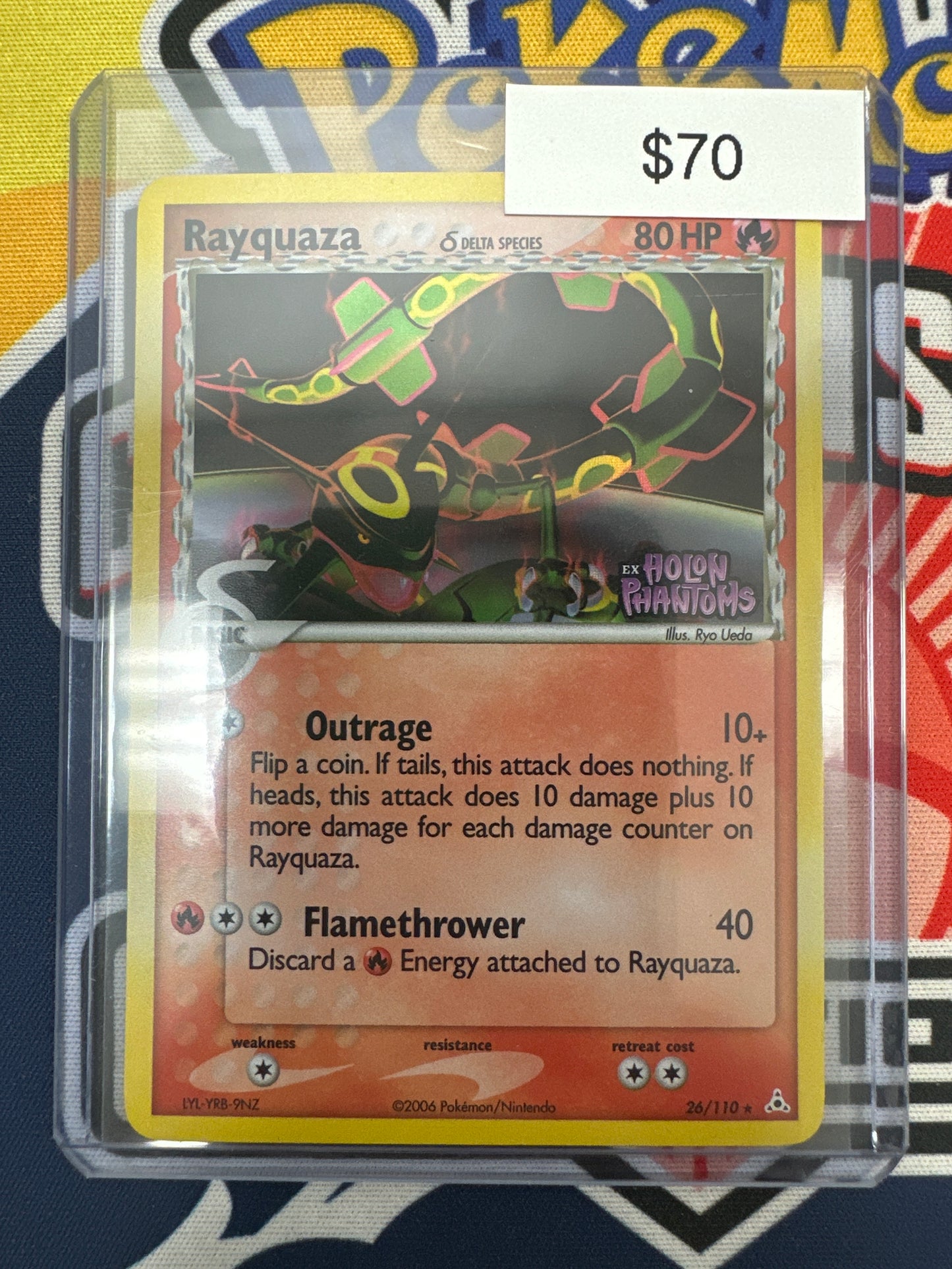 Pokemon Ex Holon Phantoms Rayquaza Delta Species 26/110