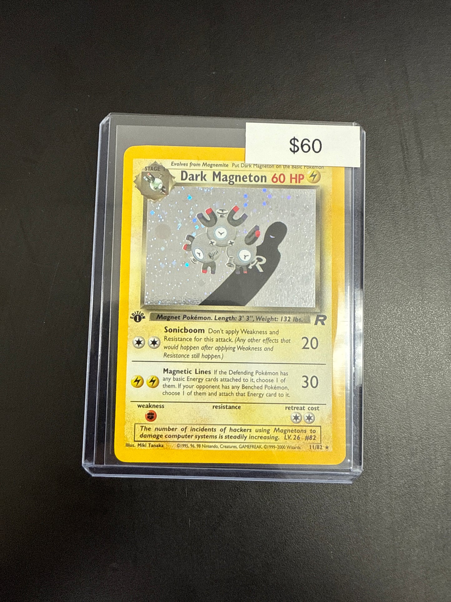 Pokémon Dark Magneton 11/82 1st Ed.