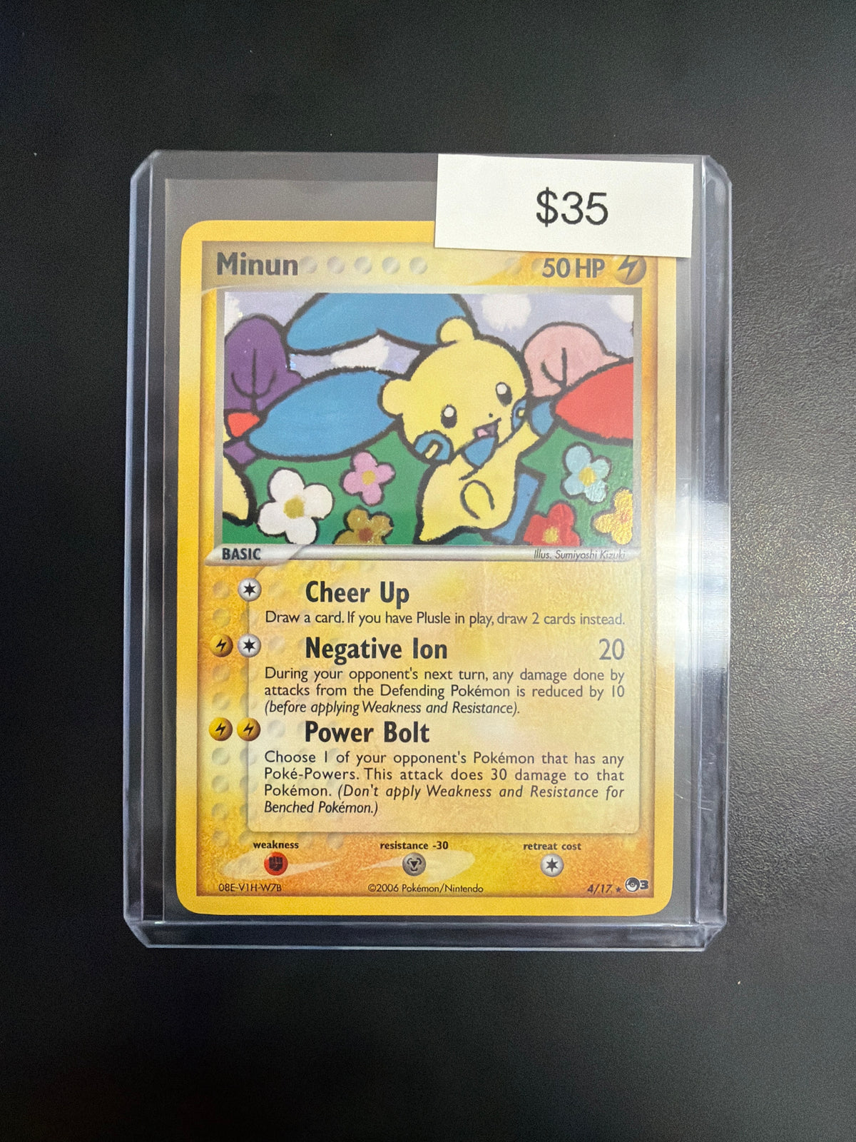 Pokemon Minum Pop Series 3 4/17 NM