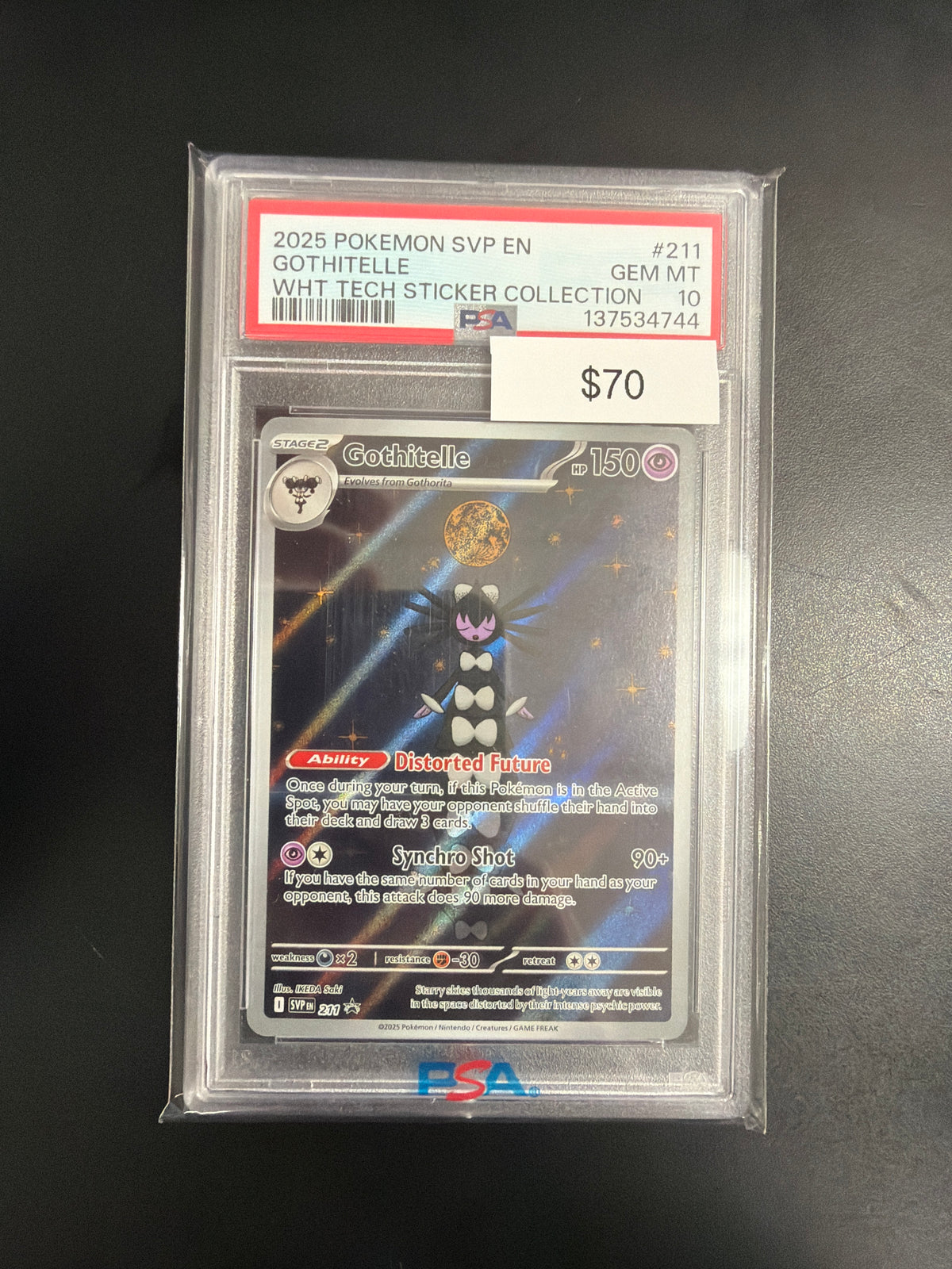 Pokemon Gothitelle Promo #211 PSA 10
