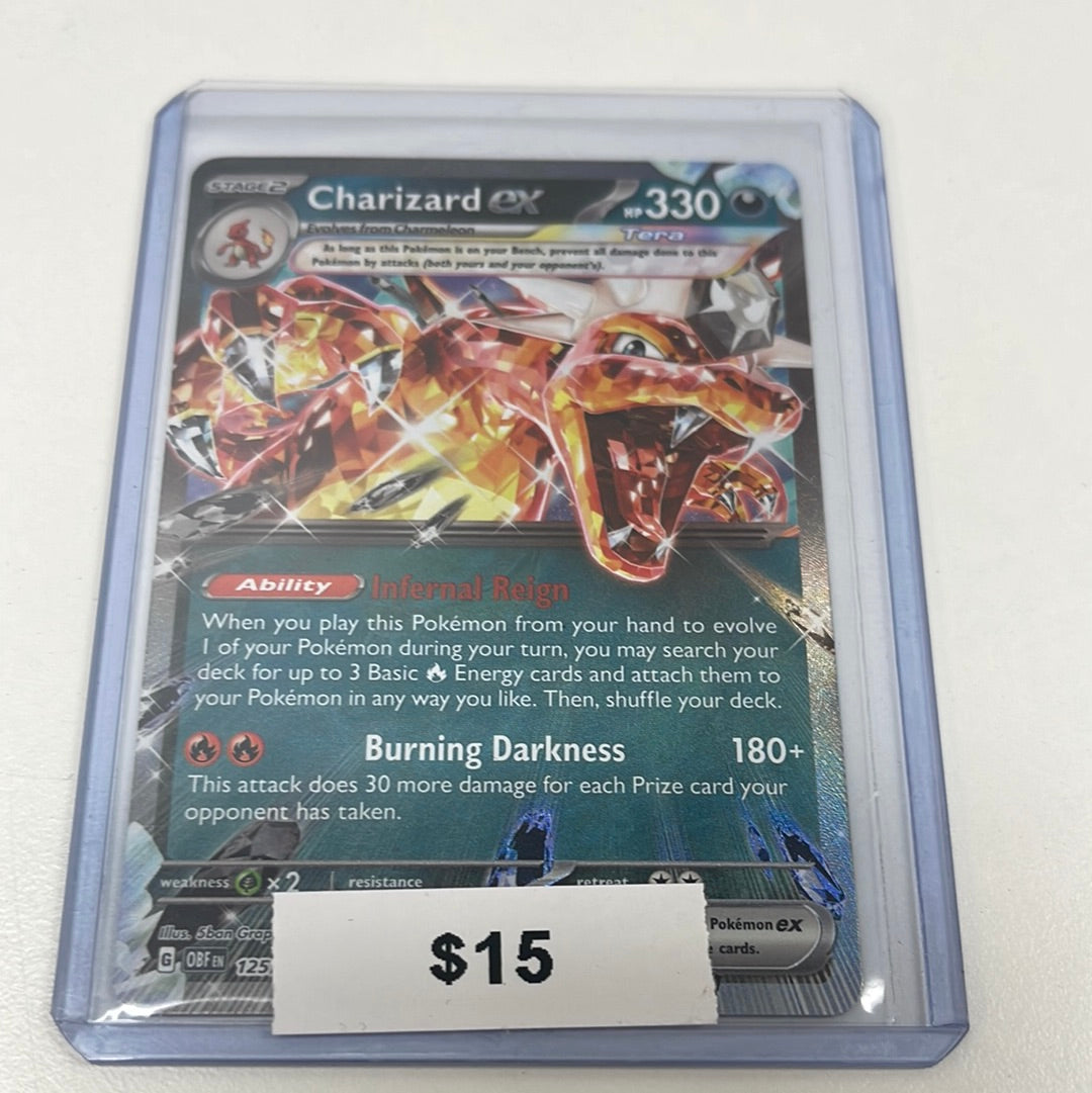 Pokémon Charizard ex Obsidian Flames 125/197
