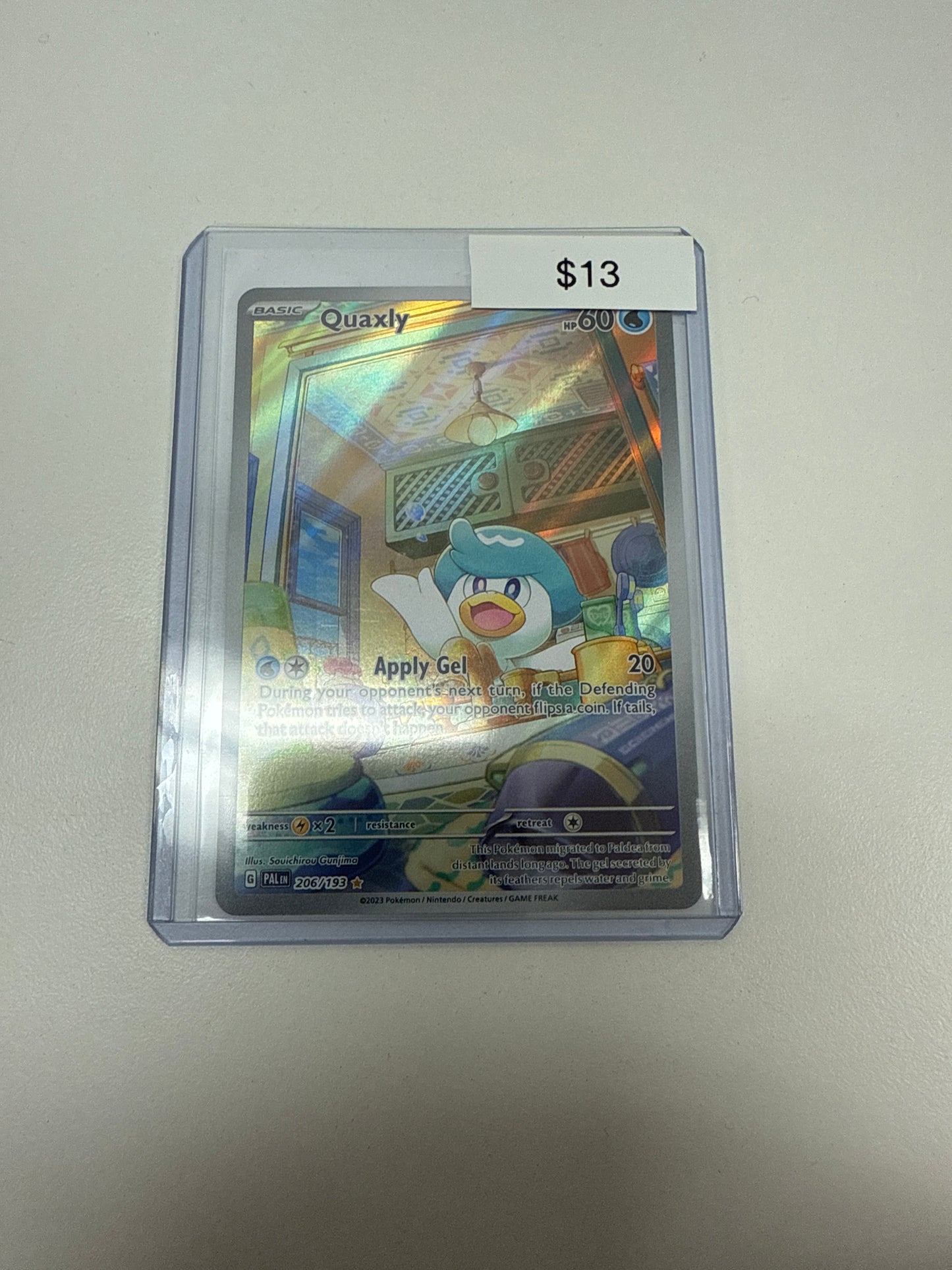 Paldea Evolved Quaxly #206/193