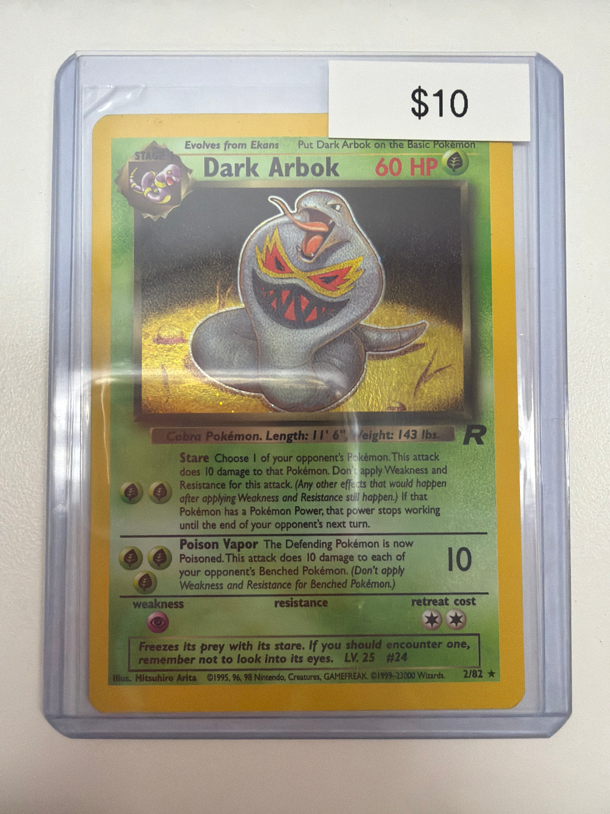 Pokemon Dark Arbok 2/82