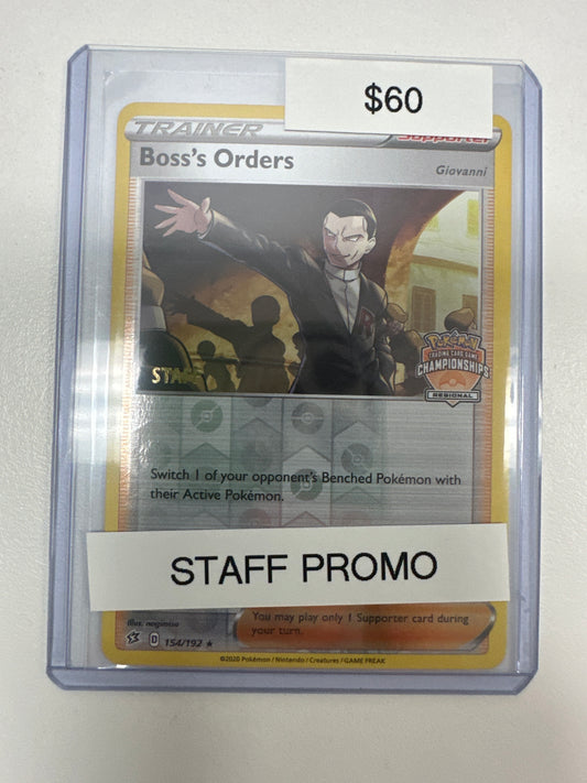 Pokemon Boss’s Orders Regional Promo Staff
