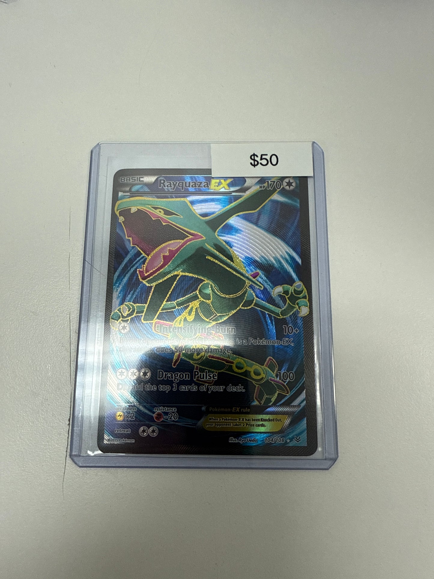 Pokemom Rayquaza Ex #104/108