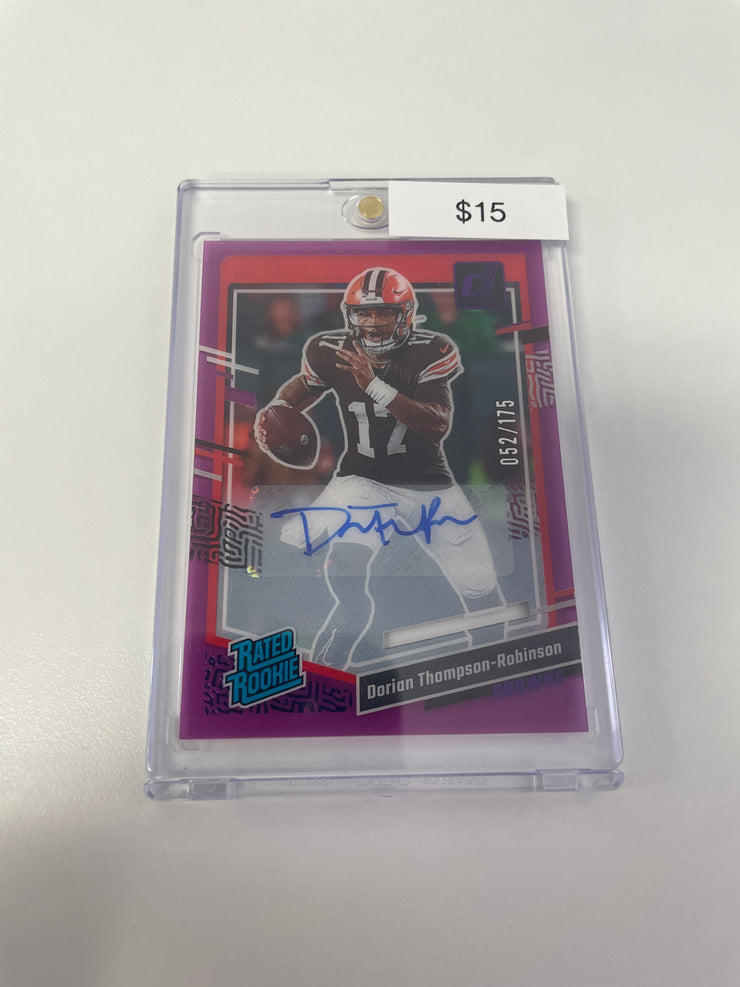 Clearly Dorian Thompson-Robinson Purple Auto /175 