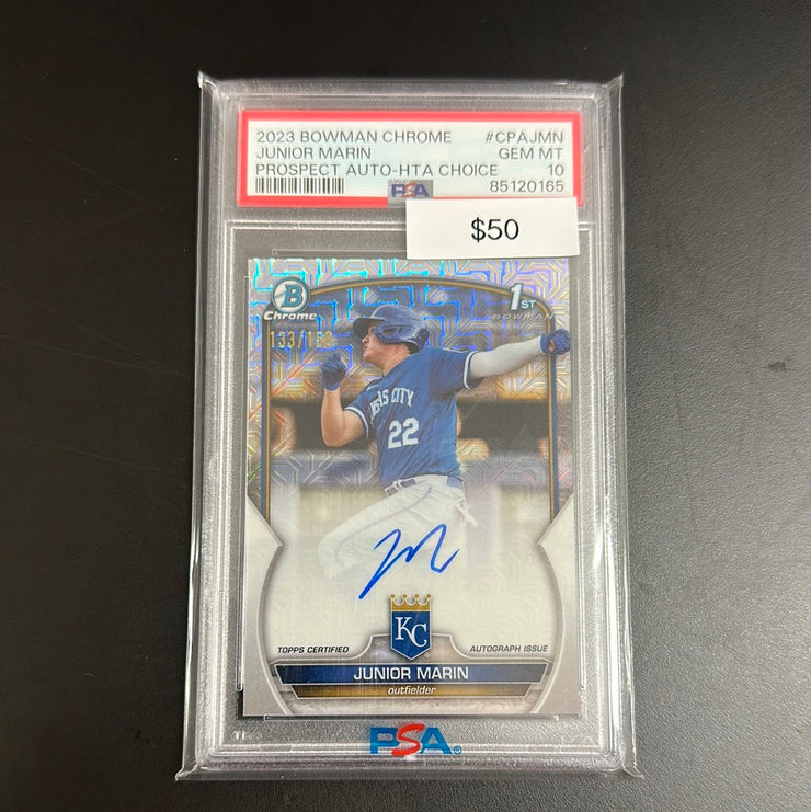2023 Bowman Chrome HTA Choise Junior Marin Autograph 