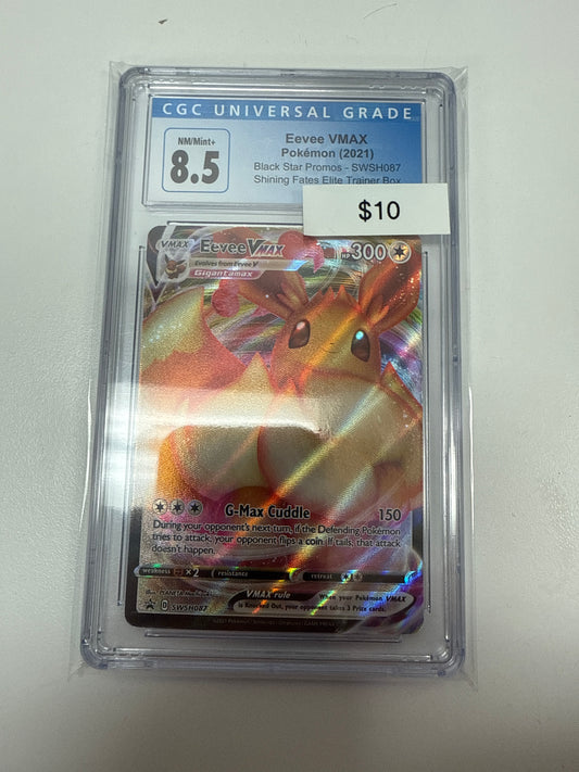 Shining Fates BSP Eevee Vmax #swsh087 CGC 8.5
