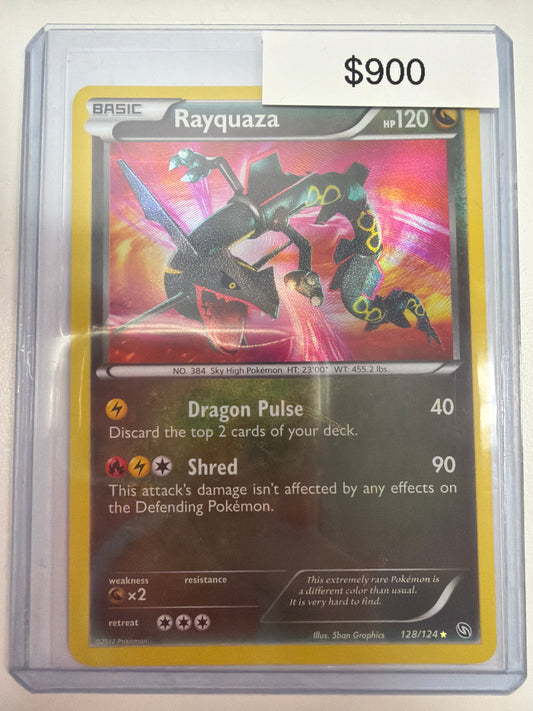 Pokemon Rayquaza (Secret Rare) 128/124
