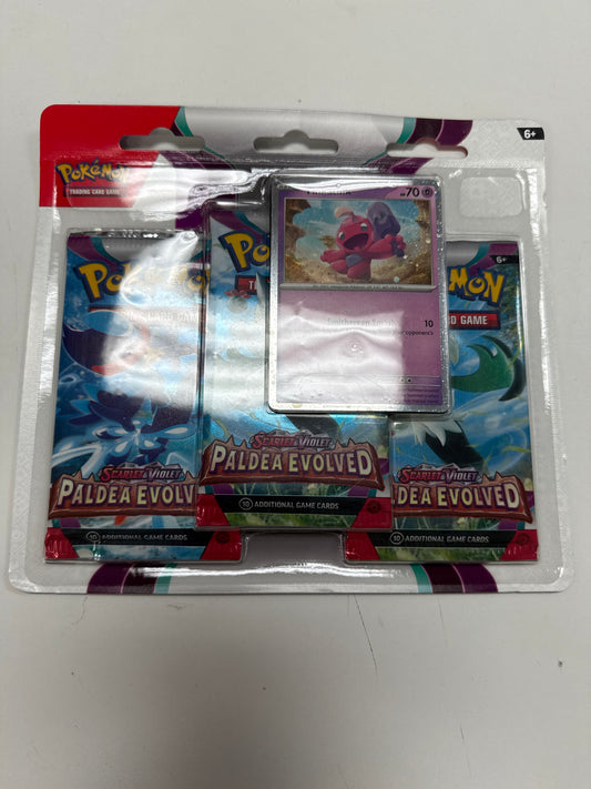 Pokémon Paldea Evolved 3-Pack Blister