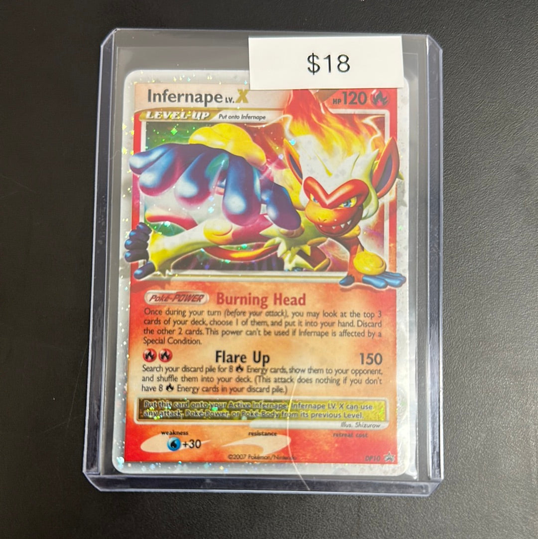 Pokémon Infernape LV. X Holo Promo DP10