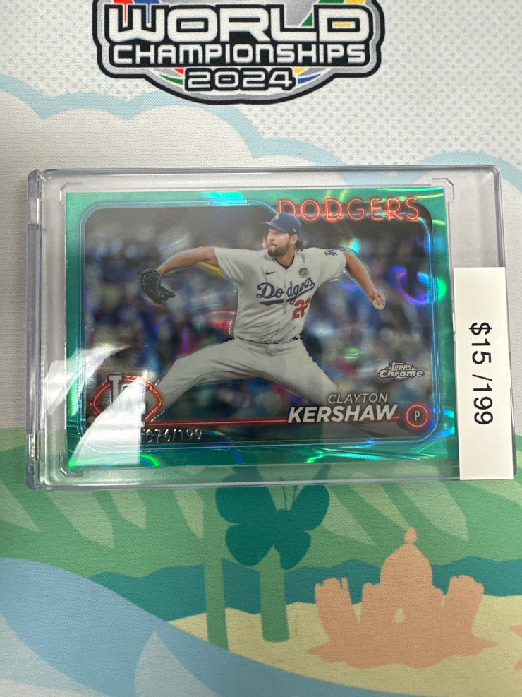 2024 Topps Chrome Clayton Kershaw /199 