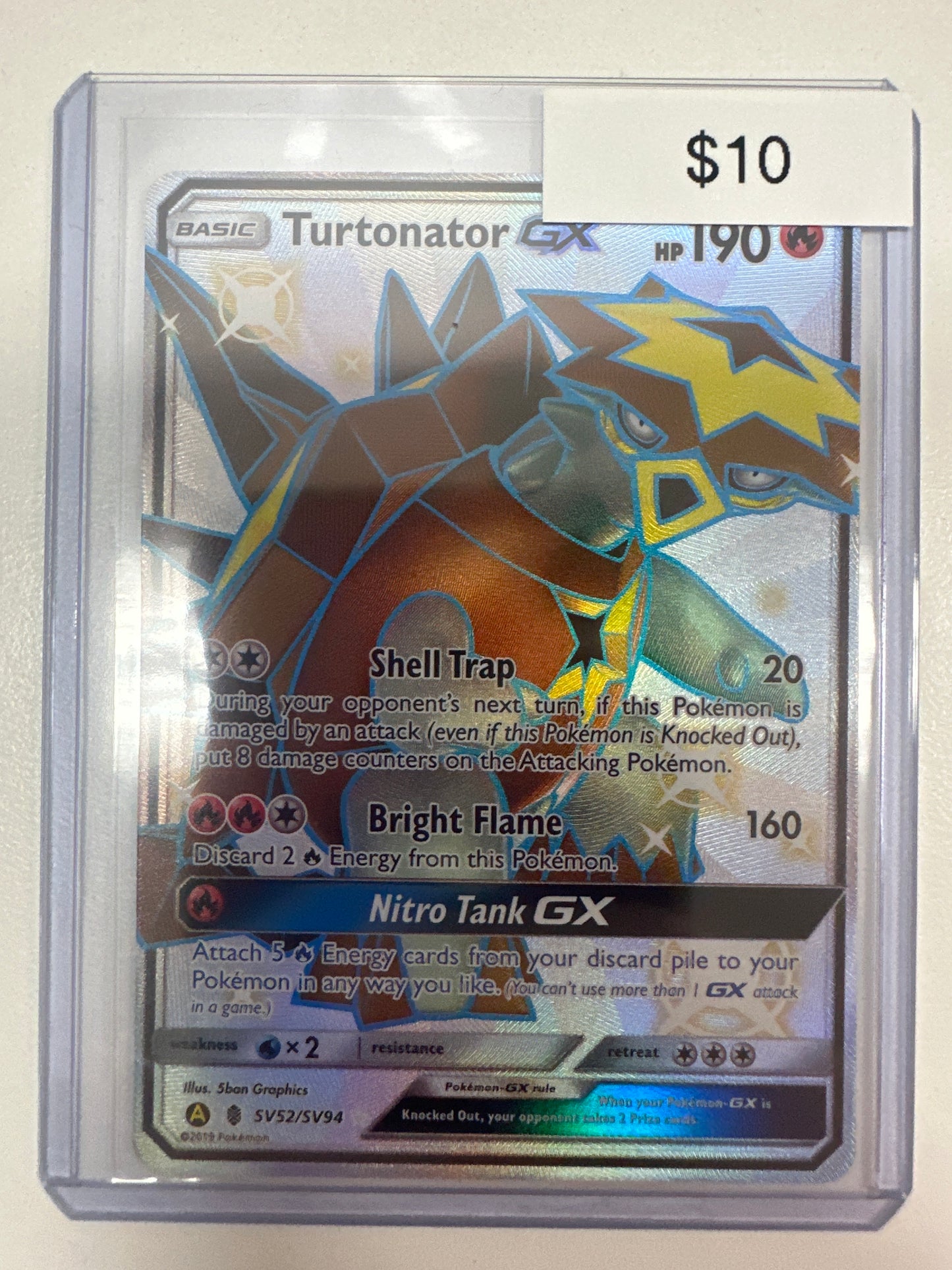 Pokemon Turtonator GX SV52/SV94