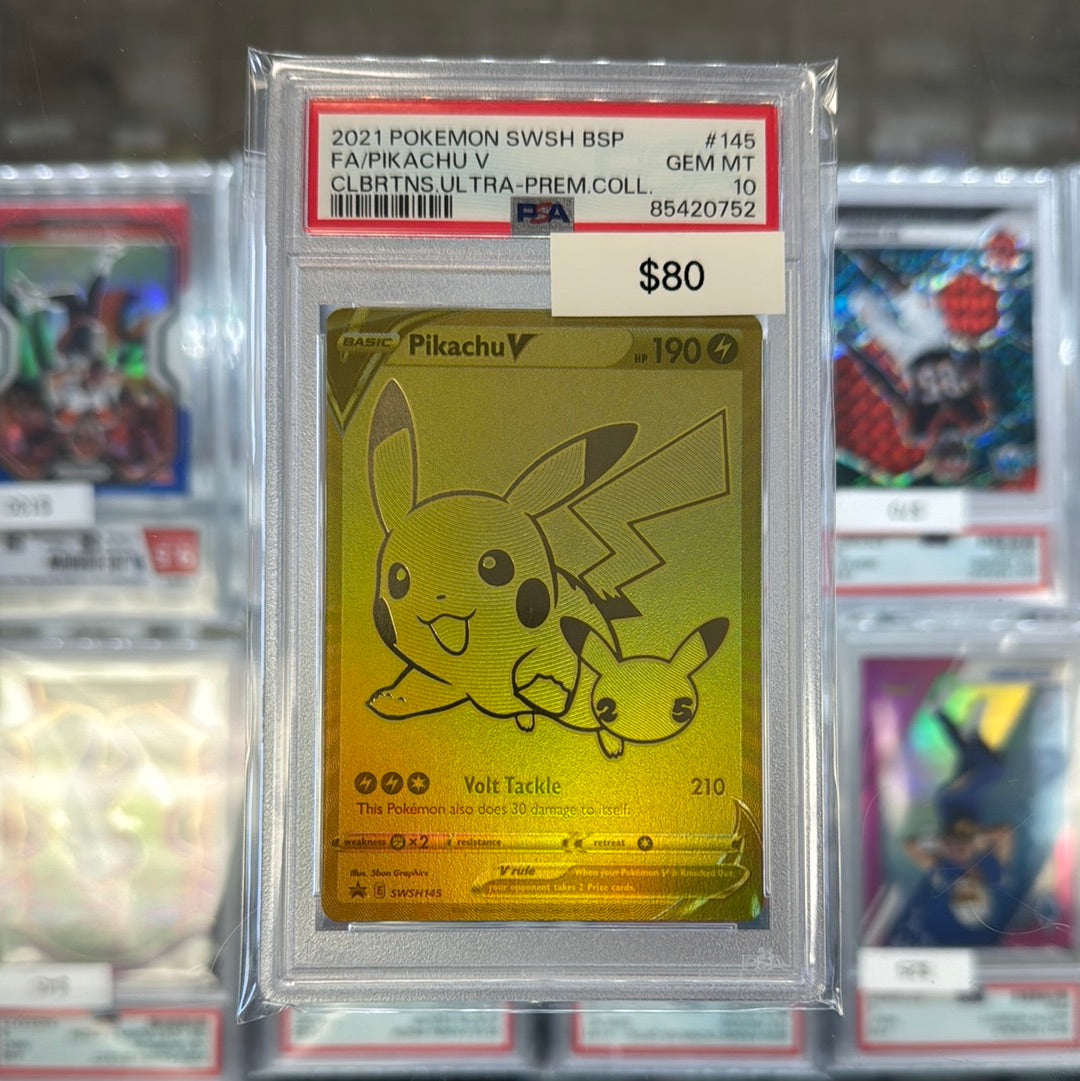 Pokémon Celebrations Pikachu V PSA 10