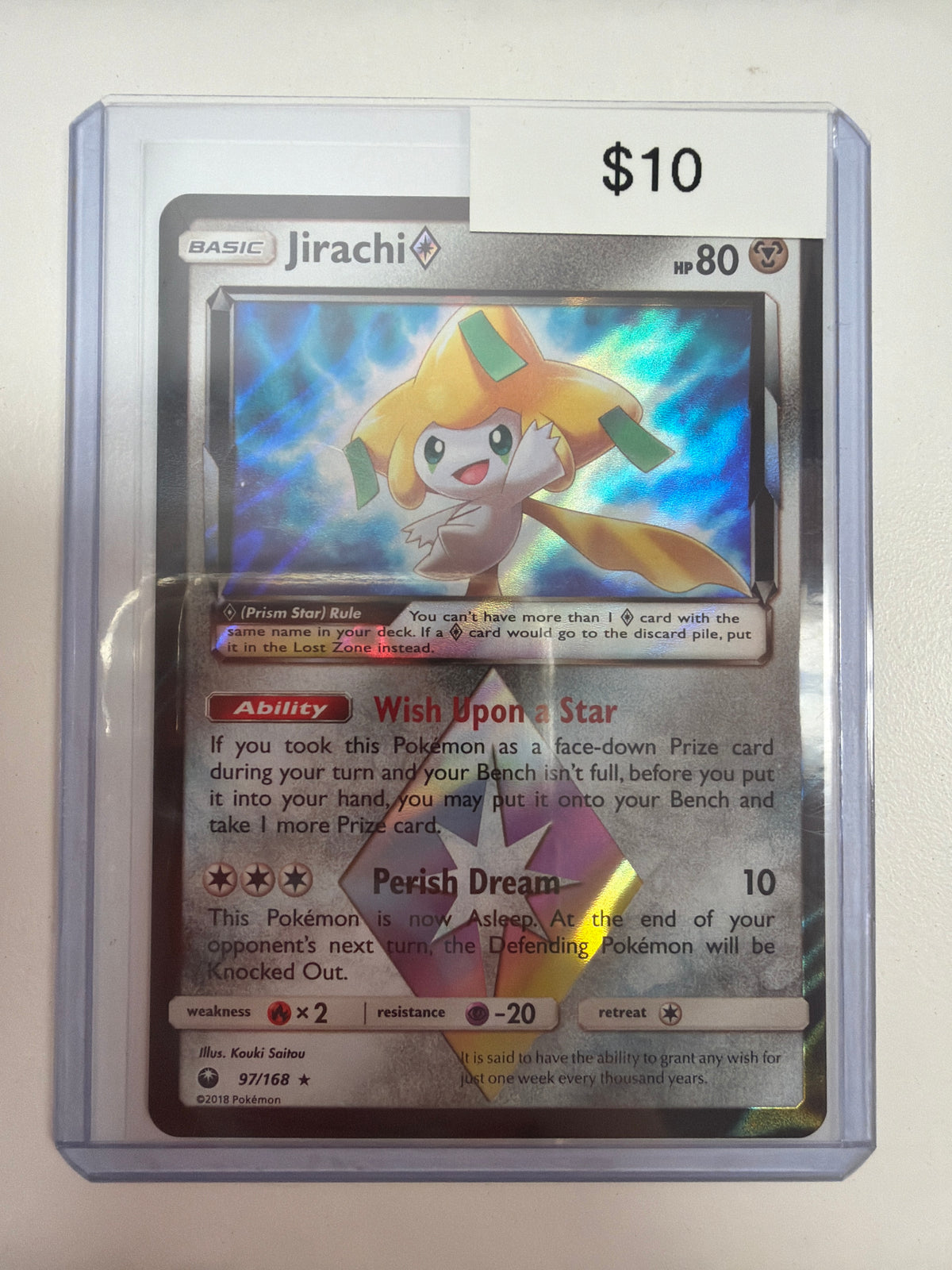 Pokemon Jirachi Prism Star 97/168