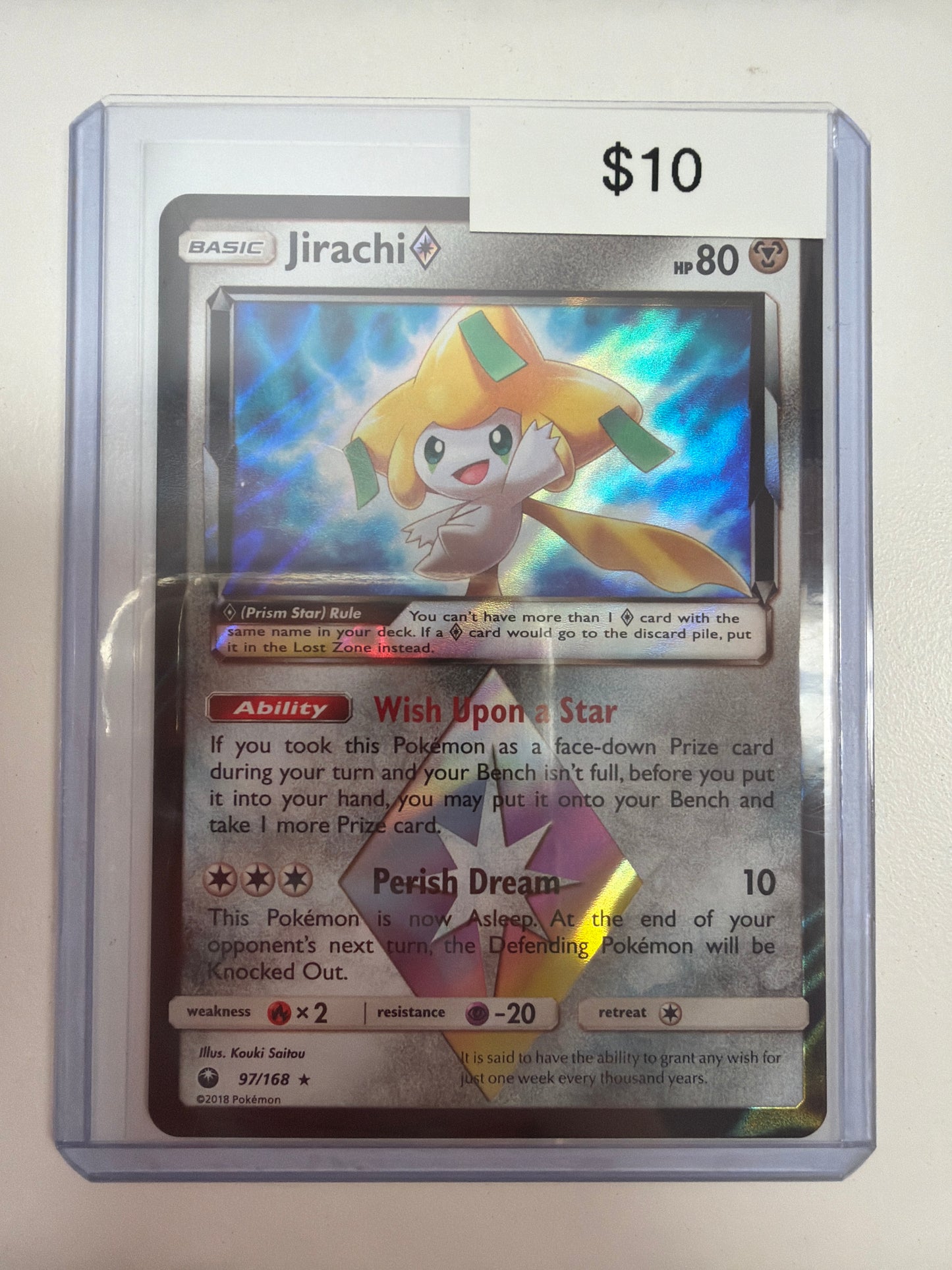 Pokemon Jirachi Prism Star 97/168