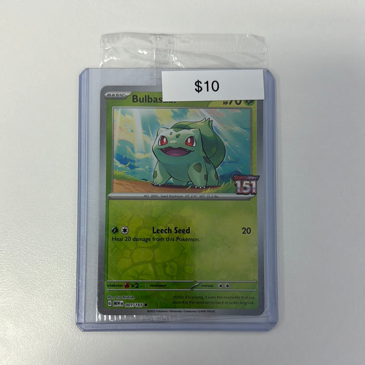 Pokémon 151 Promo Bulbasaur 001/165