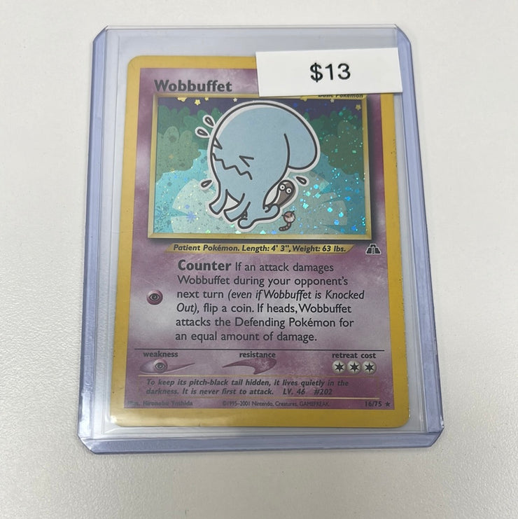 Pokémon Wobbuffet Neo Discovery Holo 16/75