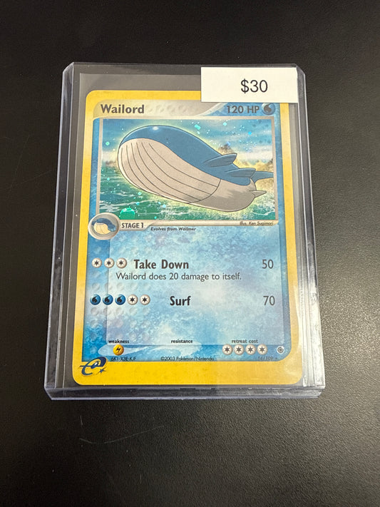 Pokemon Wailord Holo #14/109