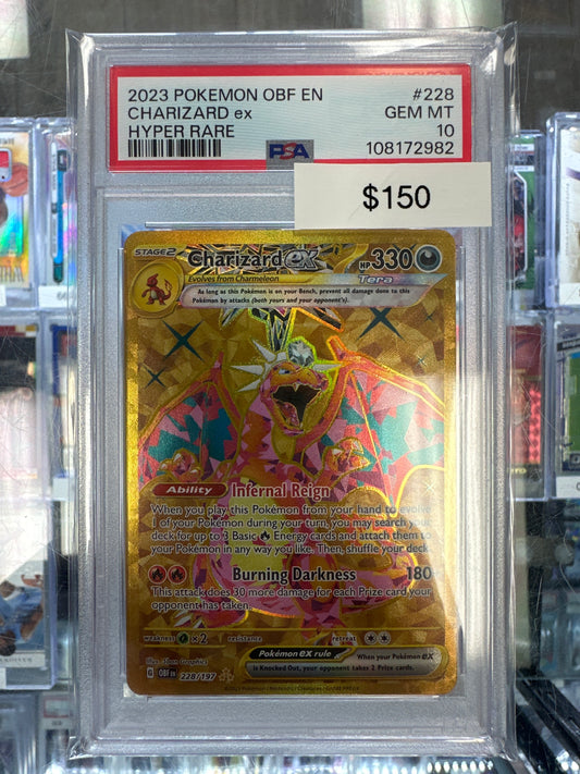Pokemon Charizard ex 228/197 PSA 10