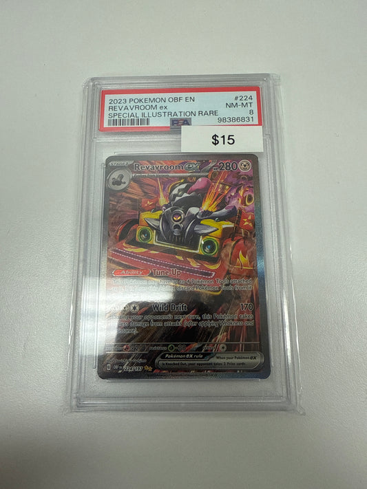 Pokemon Revaroom Ex #224/197 PSA 8