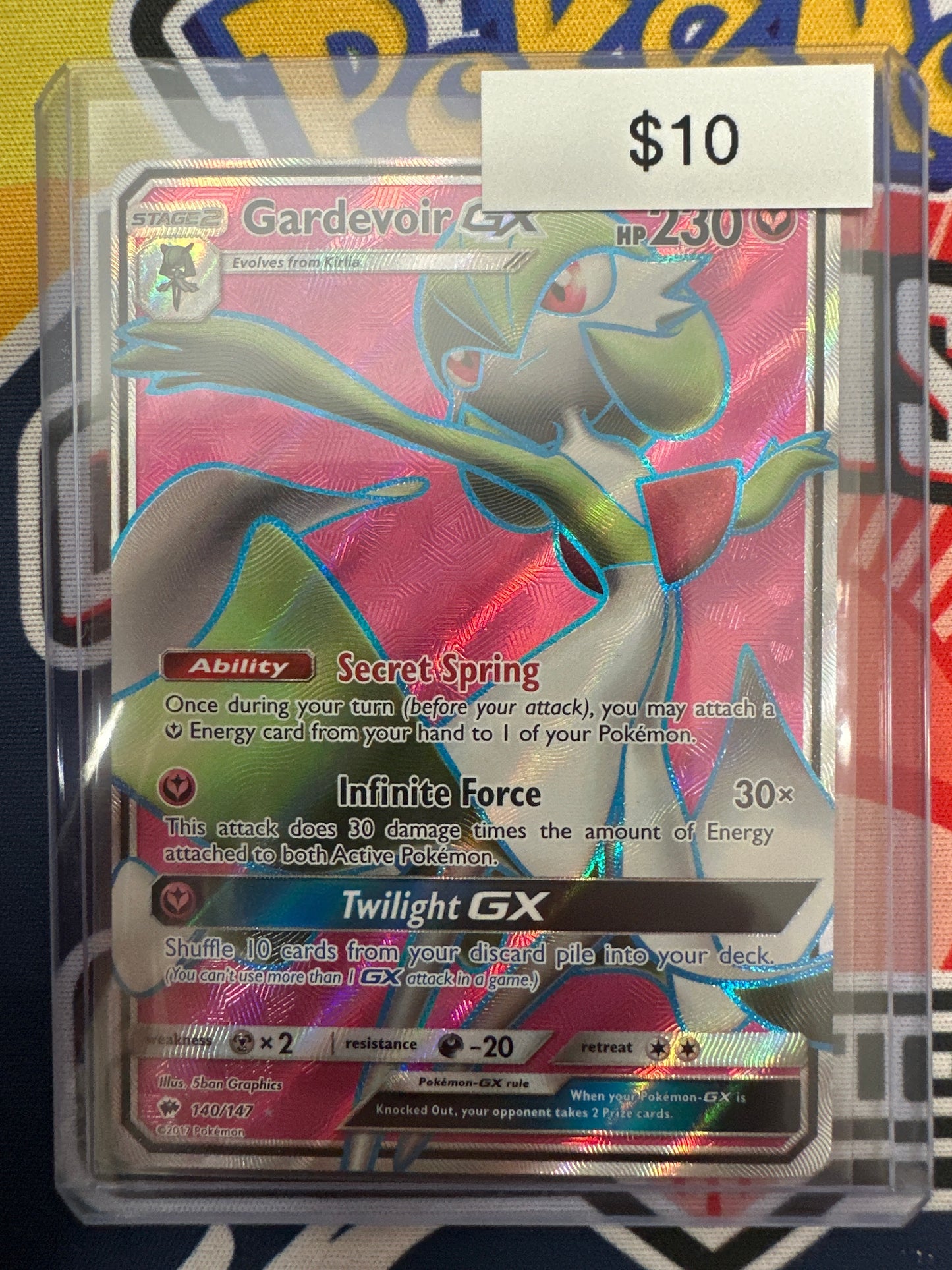 Pokemon Burning Shadows Gardevoir GX 140/147