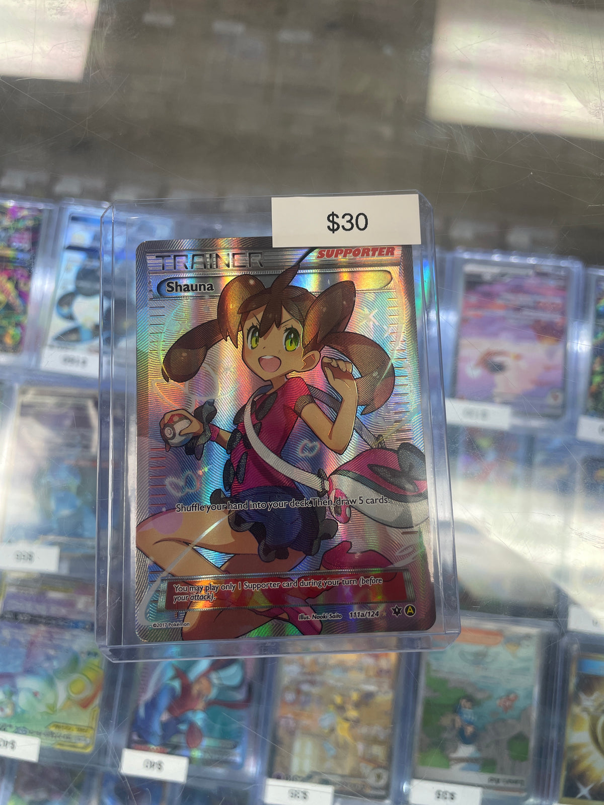 Pokemon Shauna Trainer Art #111a/124