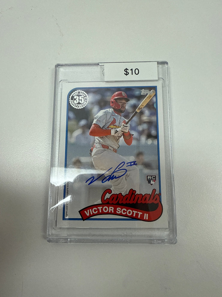 2024 Topps Victor Scott Auto 