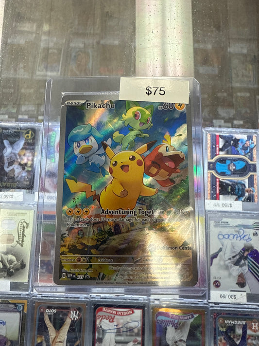 Pokemon Pikachu Pokemon Center Promo #027