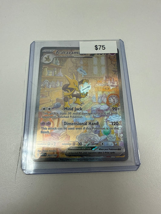 Pokemon Alakazam Ex #201/165 LP