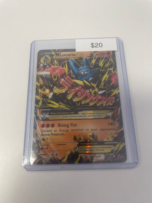 Pokemon M Lucario Ex #55/111