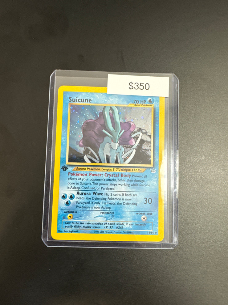 Pokémon Neo Suicune 1st Ed. 14/64