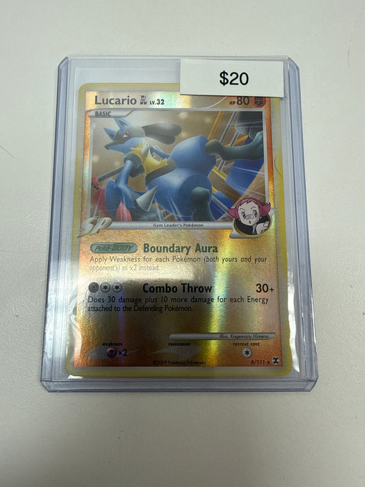Pokemom Lucario Rev Holo #8/111