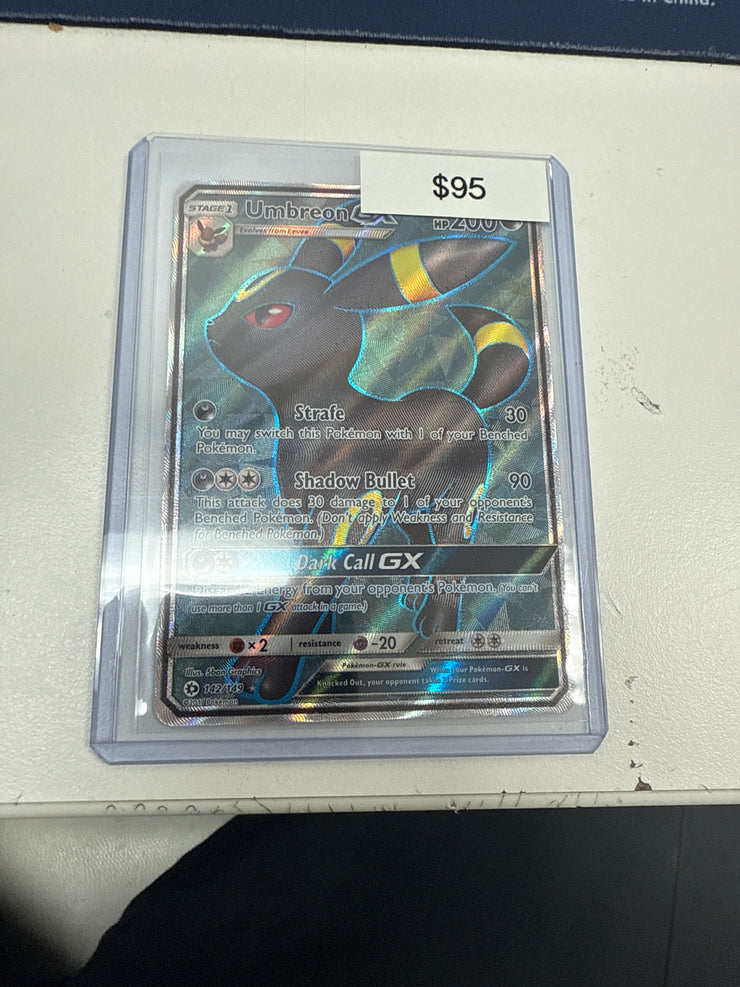 Pokemon Sun & Moon Umbreon GX Full Art 142/149