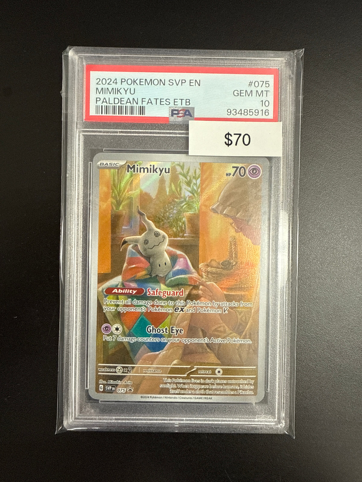 Pokémon Mimikyu 075 PSA 10