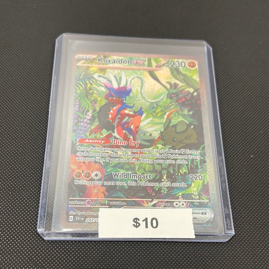 Pokémon Koraidon ex Scarlet Violet Alt Art 247/198