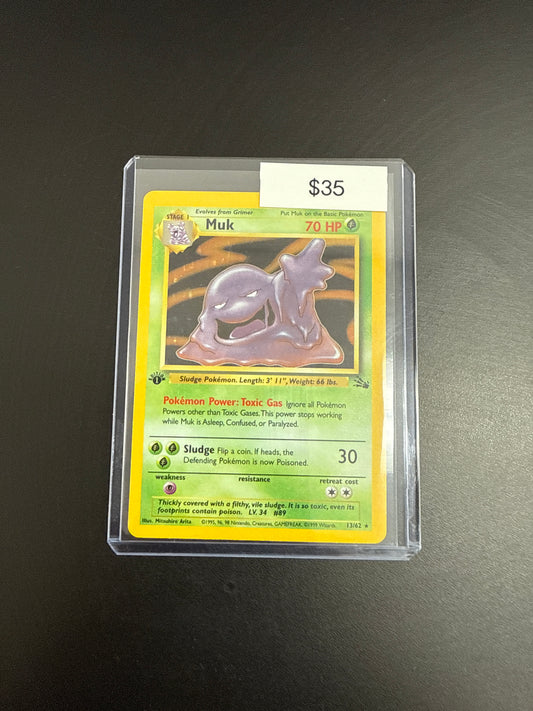 Pokémon Muk 1st Ed. 13/62