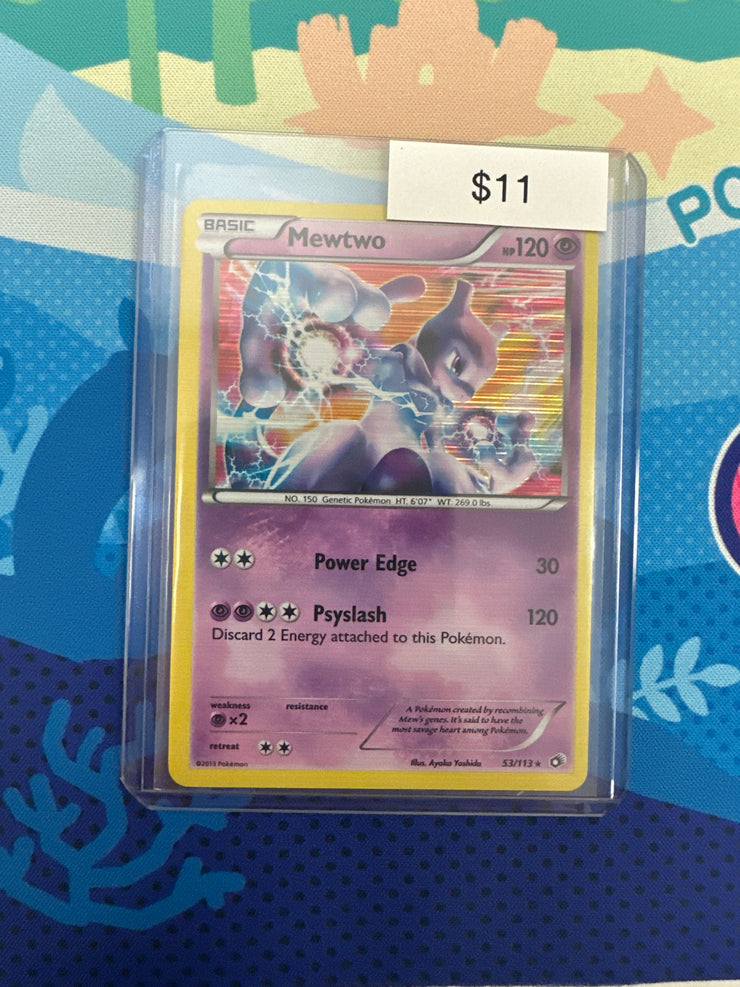 Pokemon Legendary Treasures Mewtwo Holo Rare 53/113