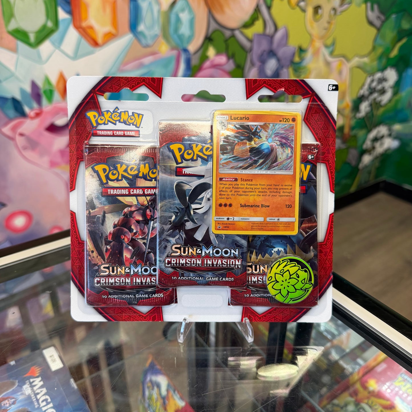 Pokemon Crimsom Invasion Three Pack Blister