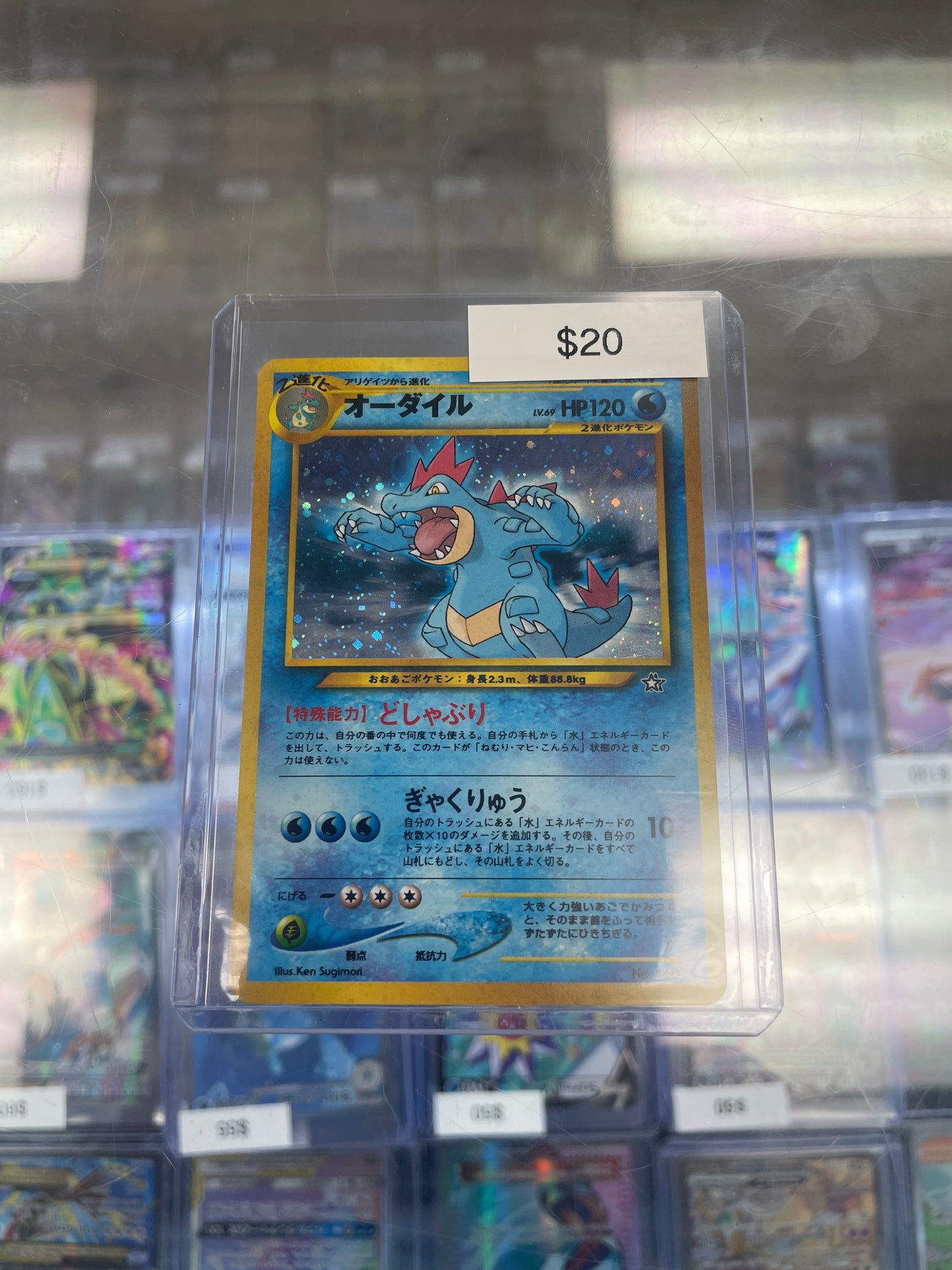 Pokemon Japanese Ferraligator Holo #160