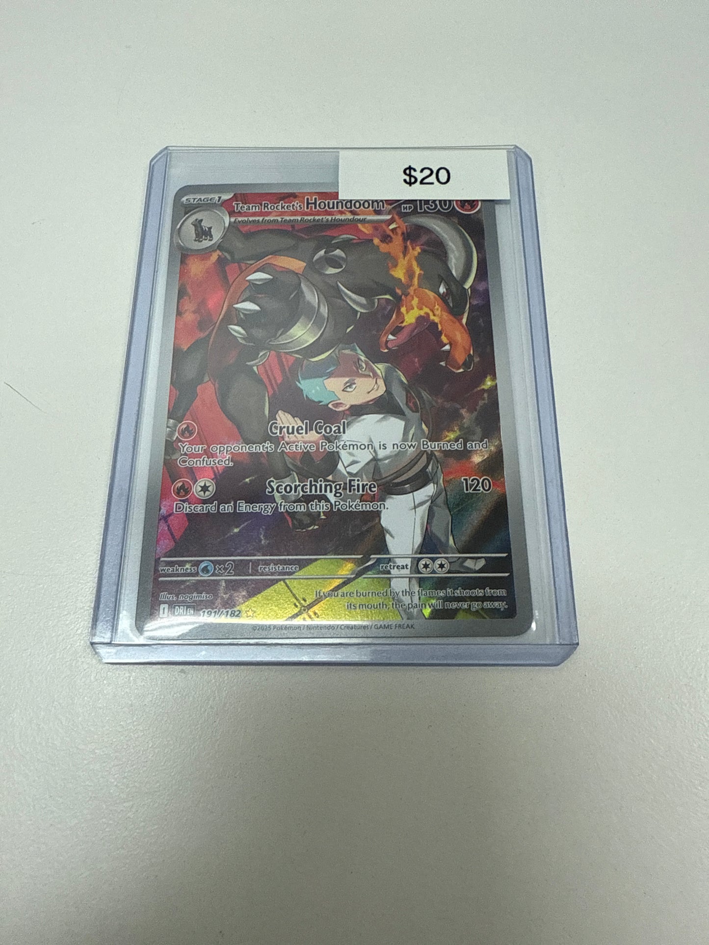 Pokemon Team Rocket’s Houndoom 191/182