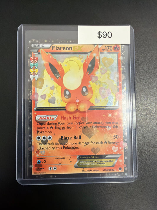 Pokemon Flareon EX #RC6/RC32