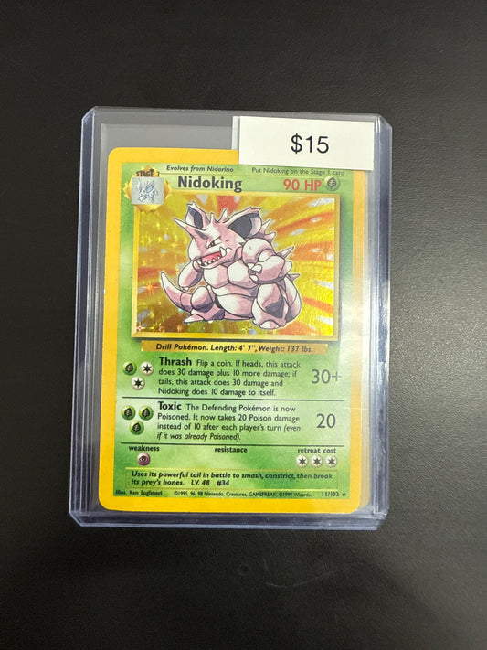 Pokémon Nidoking Holo 11/102